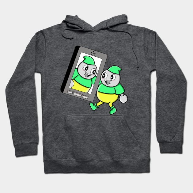 Phone Pebble Hoodie by garciajey